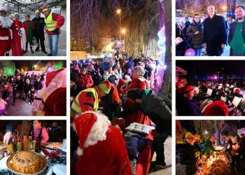 Djed i Baka Božićnjak obradovali stotine žrnovačke djece, a Puljak obradovao žrnovačke glazbare: “Ovo je povijesni trenutak”