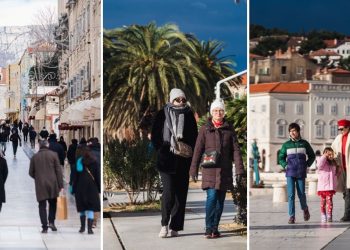 FOTO Pogledajte kako je izgledao centar Splita na božićno jutro