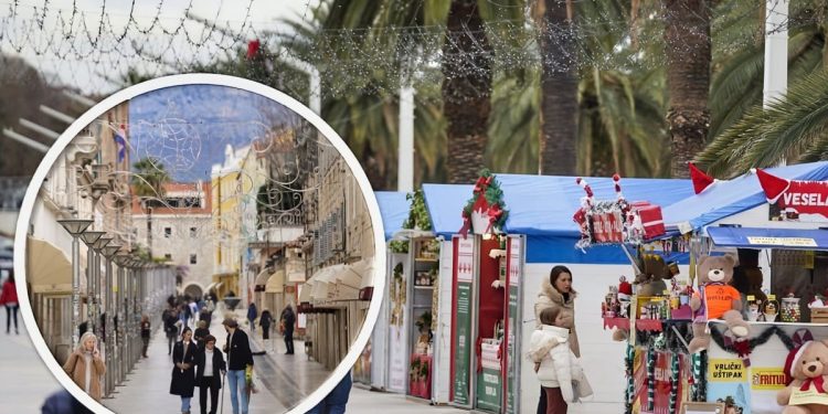 FOTOGALERIJA Ovako Split izgleda u srcu Adventa. Je li grad primjereno okićen? Odgovorite nam u anketi