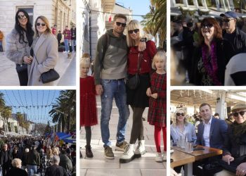 FOTOGALERIJA Vesela lica na splitskoj Rivi, građani i gosti su nam otvorili dušu: “Ovo je pravi način za oproštaj od Stare godine”