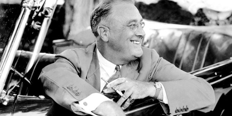 Franklin D. Roosevelt je 1930-ih sadio tisuće stabala godišnje na svojoj zemlji, uključujući božićna drvca