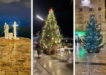 Iz Banovine se pohvalili kako izgleda okićenost Splita noću. Kako vam se sviđa?