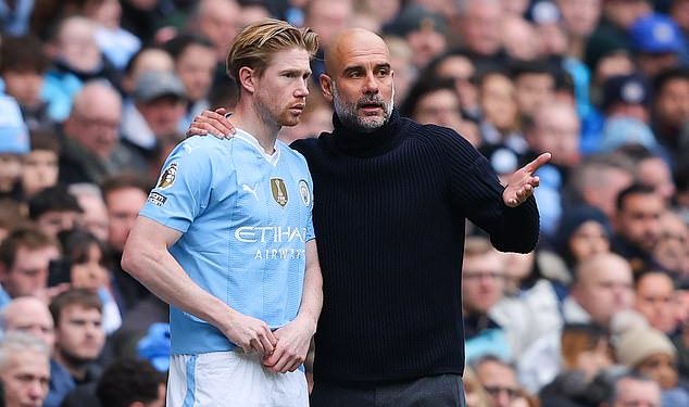 Kevin De Bruyne POČINJE za Man City protiv Nottingham Foresta – dan nakon što je Pep Guardiola uzvratio Garyju Nevilleu i Jamieju Carragheru jer su tvrdili da se posvađao s Belgijcem