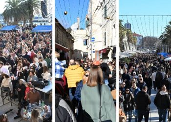 LUDILO I SHOW JE CIJELI DAN Ovako izgleda Obrov i splitska Riva. Fotografije sve otkrivaju