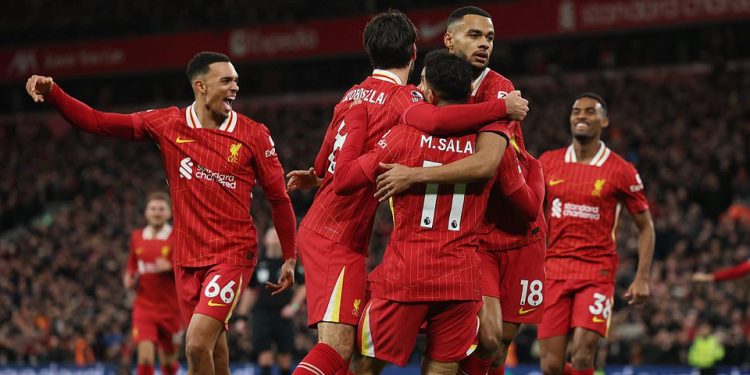 Liverpool protiv Manchester Cityja – Premier League: rezultati uživo, vijesti o momčadi i novosti dok se šampioni Pepa Guardiole OPET upucaju u nogu dok Mo Salah udvostručuje vodstvo Redsa iz jedanaesterca