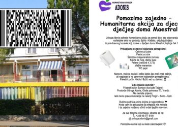 Možete donirati skenom QR-koda, evo gdje možete ostaviti osnovne higijenske potrepštine