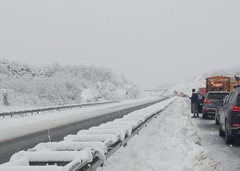 NENORMALNA KOLONA IZMEĐU ŠESTANOVCA I RAVČE Snijeg radi probleme, vozači na rubu živaca