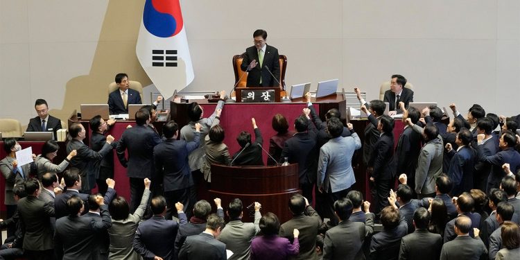 Nacionalna skupština Južne Koreje pod kontrolom opozicije glasa za opoziv vršitelja dužnosti predsjednika Hana