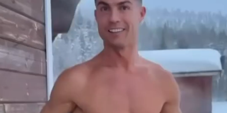 Najnovije Cristiano ludilo: bez majice u Laponiji!