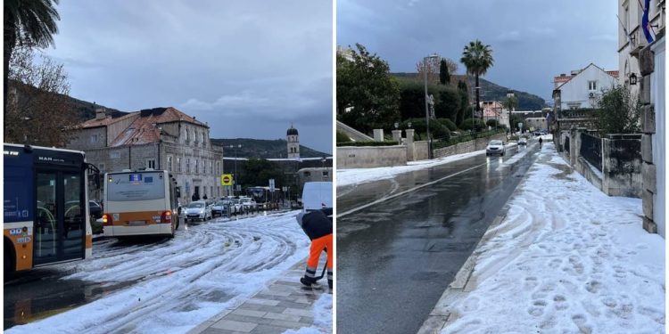 Ovo su današnji prizori iz Dubrovnika, na terenu je i ralica