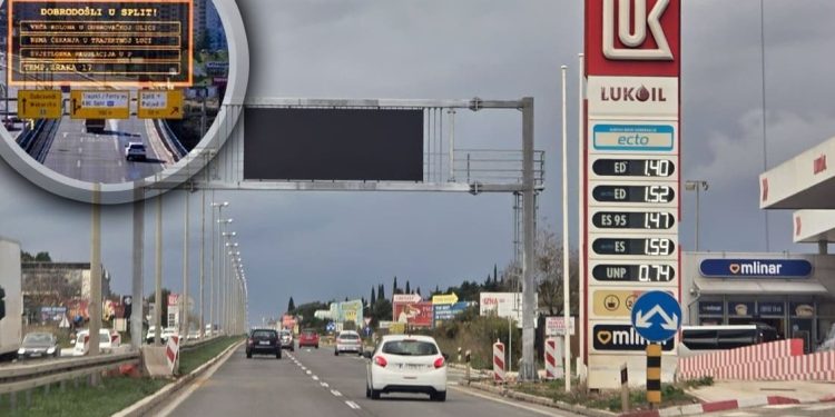 POSTAVLJEN FAMOZNI DISPLEJ NA SIROBUJI Ako ne znate da ste u gužvi, displej će vam to pokazat