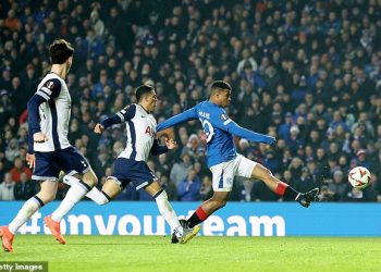 Rangers 1-1 Tottenham: Spursi pobjegli iz Ibrox kotla s bodom u Europskoj ligi Battle of Britain