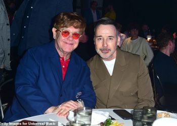 Sir Elton John, 77, leaves husband David Furnish, 62, emotional after saying he ‘won’t be around’ to see their sons get married – following music legend revealing he’d ‘lost his eyesight’ following illness