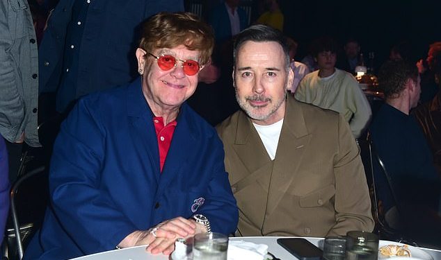 Sir Elton John, 77, leaves husband David Furnish, 62, emotional after saying he ‘won’t be around’ to see their sons get married – following music legend revealing he’d ‘lost his eyesight’ following illness