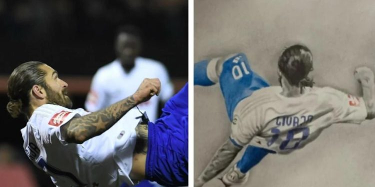 Sportske novosti – FOTO: Remek-djelo Marka Livaje je sada stvarno umjetnost, ‘na zidu’ završili i Gattuso, Rakitić, Durdov…