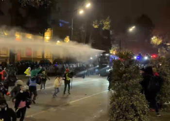 Sukob gruzijske interventne policije i prosvjednika (VIDEO) — RT Rusija i bivši Sovjetski Savez