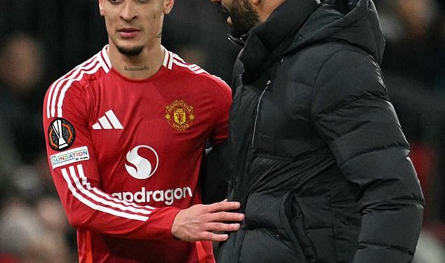 Trener Man Uniteda Ruben Amorim priznaje da Antony pati od nedostatka samopouzdanja jer inzistira na tome da će se Brazilac koji se bori ‘popraviti’