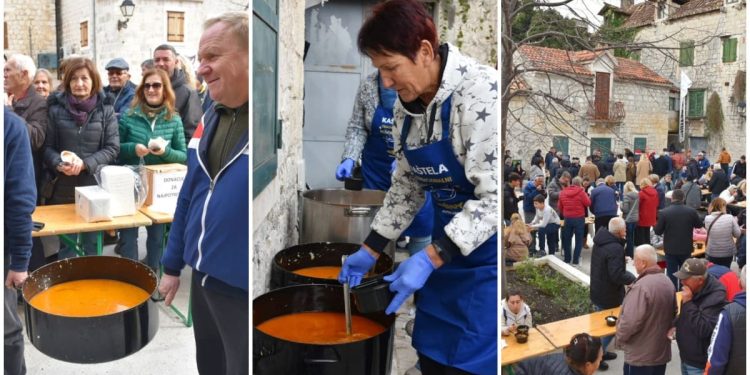 U Kaštelima podijeljeno 1000 porcija bakalara, Ivanović uputio božićnu čestitku građanima