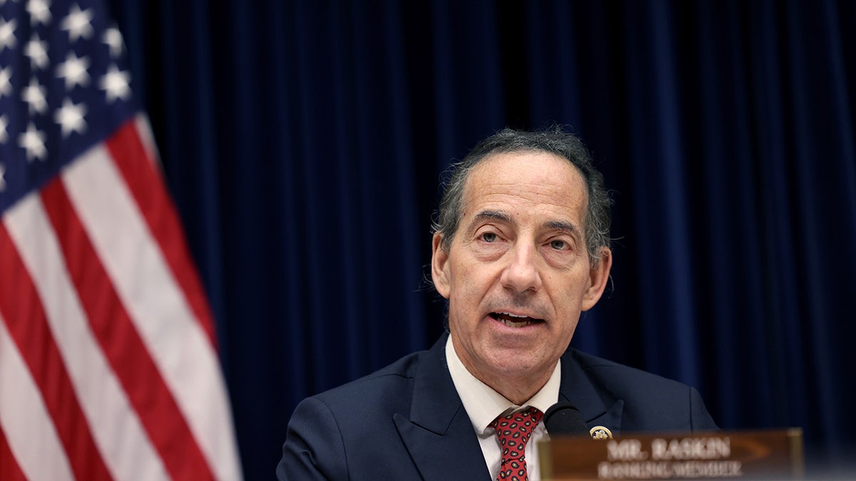 Zastupnik Jamie Raskin tijekom saslušanja u Washingtonu, DC