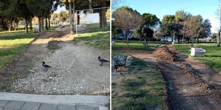 Uređuje se park na Zvončacu