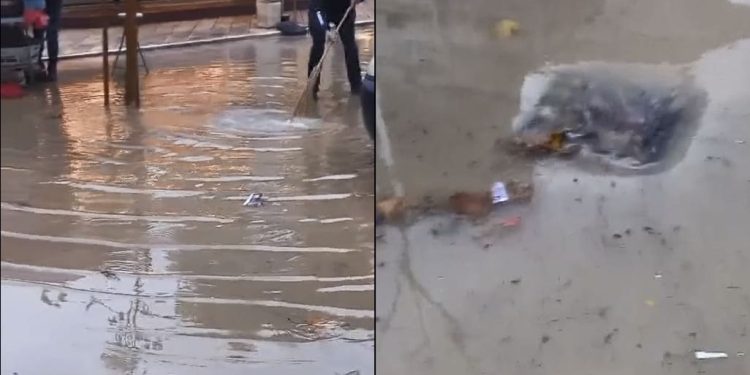 (VIDEO) NEVRIJEME U DALMACIJI Ponegdje palo više od 50 litara oborine, poplavljene ulice u Splitu