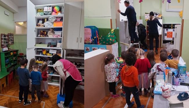 VRIJEDNA DONACIJA Majstori Iskra brodogradilište Šibenik izradili i montirali namještaj za dječji vrtić “Pčelica”