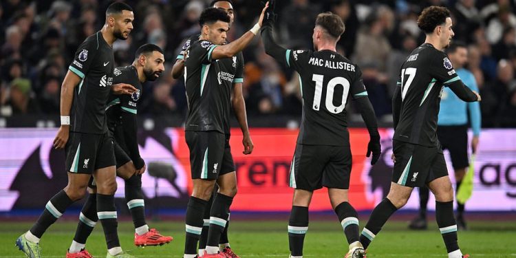 West Ham protiv Liverpoola – Premier liga: rezultati uživo, vijesti o momčadi i ažuriranja dok dominantni Redsi zabijaju PET u istočnom Londonu i odmaknuli su devet bodova od Arsenala