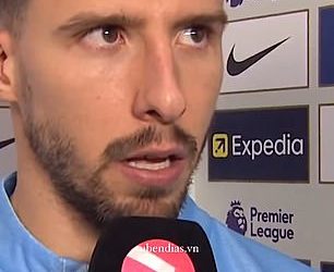 Zamjenik kapetana Man Cityja Ruben Dias ljuti se tijekom VRLO neugodnog intervjua, dok govori bivšoj zvijezdi Premier League Janu Fjortoftu ‘možda razmislite’ i ne prihvaća njegova pitanja o krizi kluba