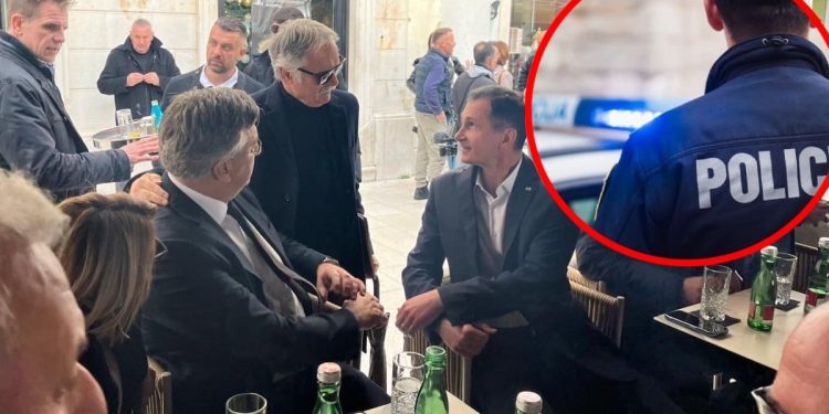 Žena HDZ-ovcima htjela oteti jastuk ispred kultnog splitskog kafića