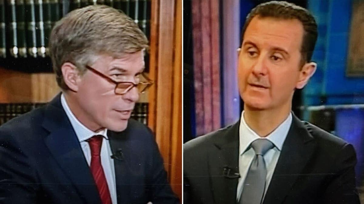 Greg Palkot u ekskluzivnom intervjuu s tadašnjim predsjednikom Sirije Basharom al-Assadom 2013.