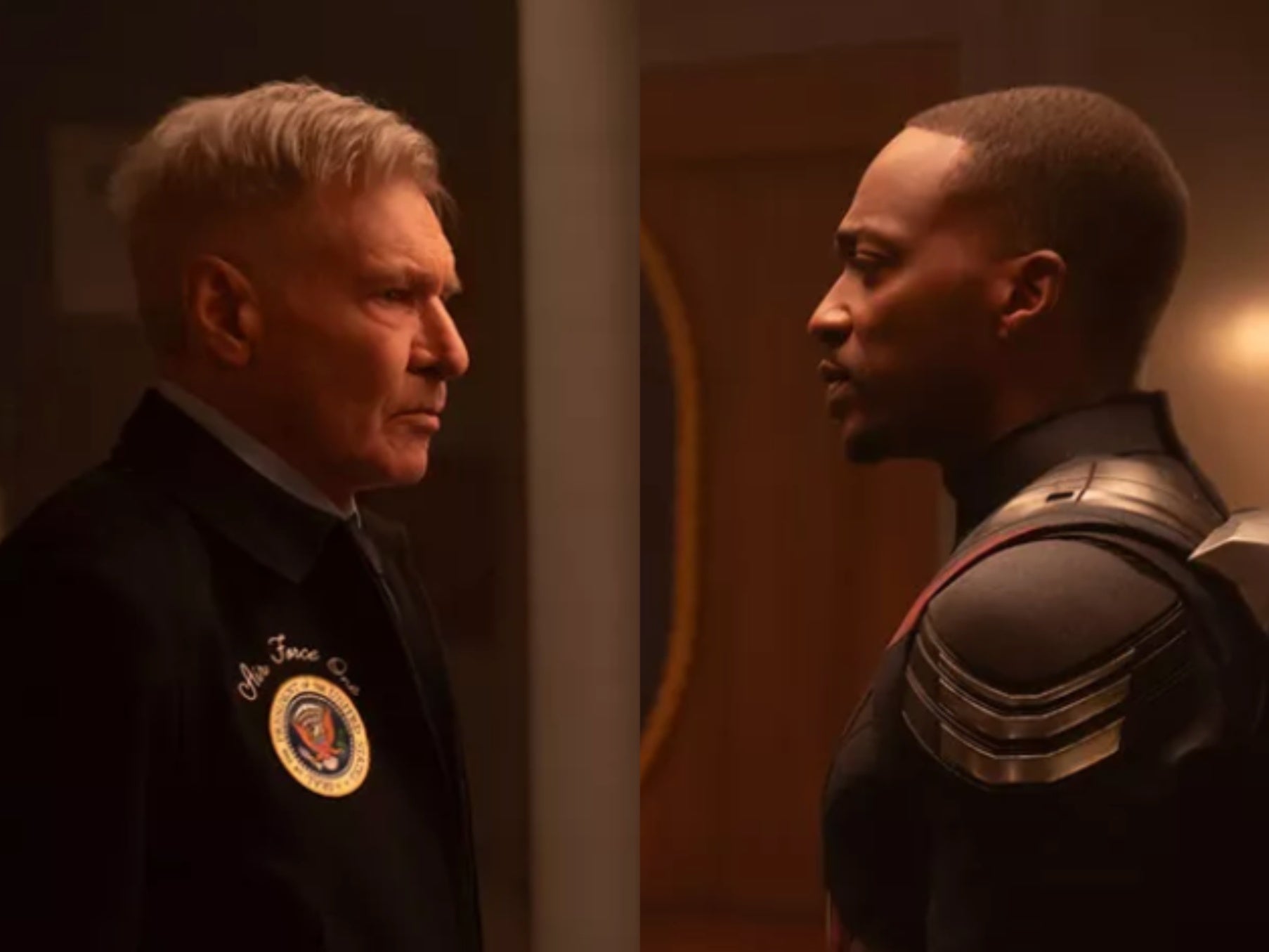 Kapetan Amerika: Hrabri novi svijet, koji također glumi Harrison Ford (lijevo), trebao bi biti objavljen 14. veljače u SAD -u