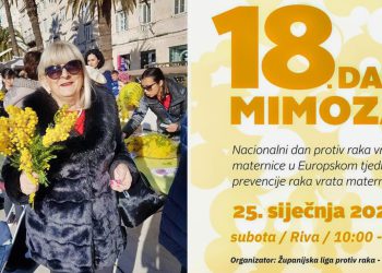 18. Dan mimoza: Nacionalni dan borbe protiv raka vrata maternice na splitskoj Rivi