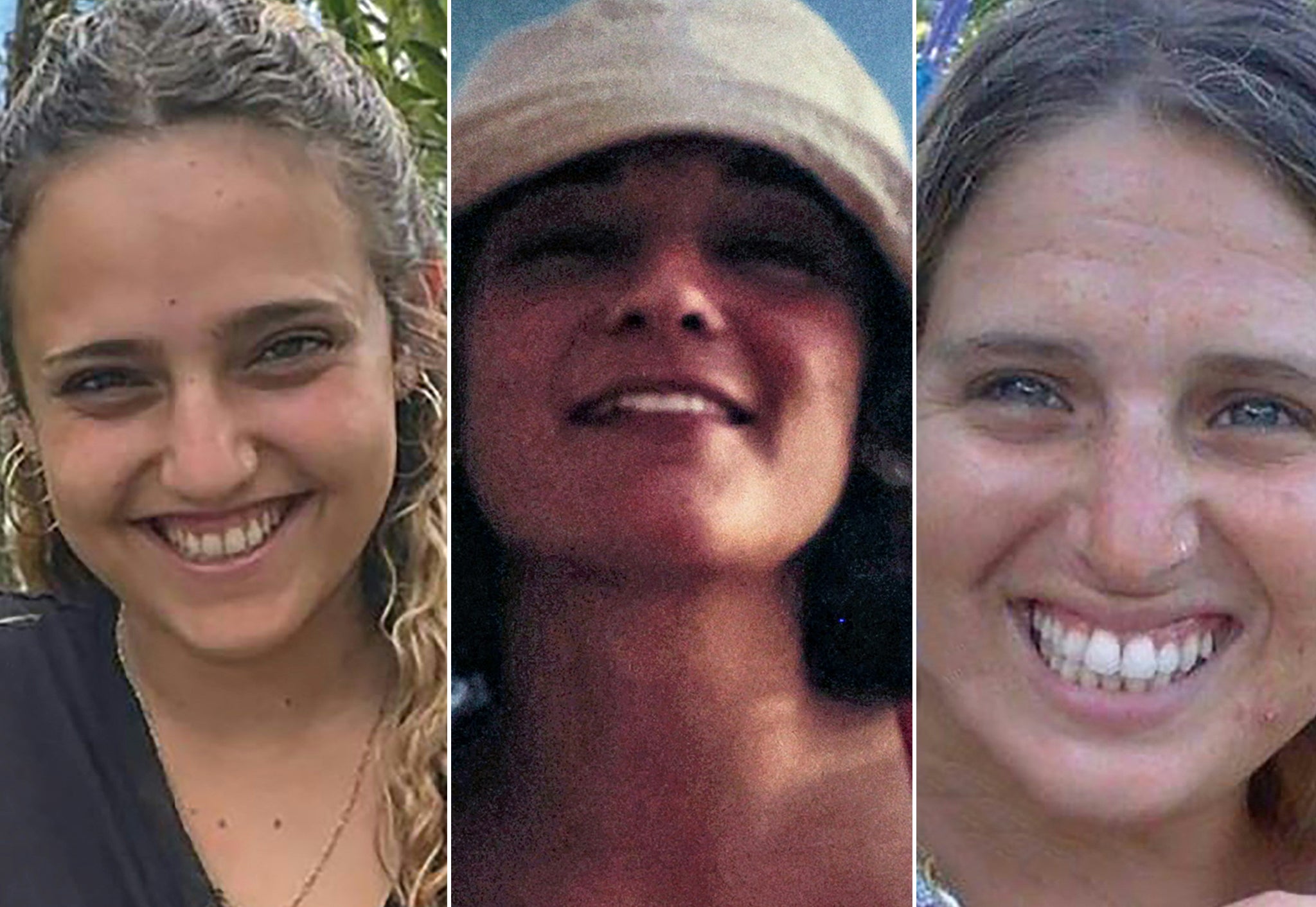 Romi Gonen (L) i Doron Steinbrecher (R) također su bili slobodni uz Emily (C)