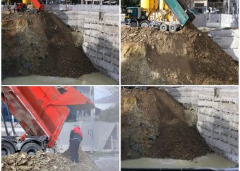 Slobodna Dalmacija – Na gradilištu splitskog ‘Small Malla’ zatrpava se dio građevinske jame. Pitali smo investitore što se događa