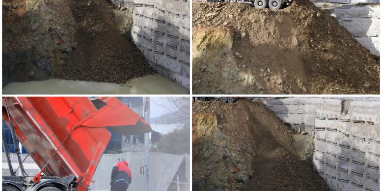 Slobodna Dalmacija – Na gradilištu splitskog ‘Small Malla’ zatrpava se dio građevinske jame. Pitali smo investitore što se događa