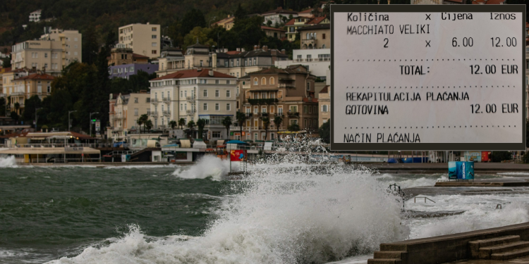 Slobodna Dalmacija – Splićanka sjela na terasu hotela u Opatiji, naručila kavu s mlijekom pa se šokirala kad je dobila račun: ‘A mi skupi…’