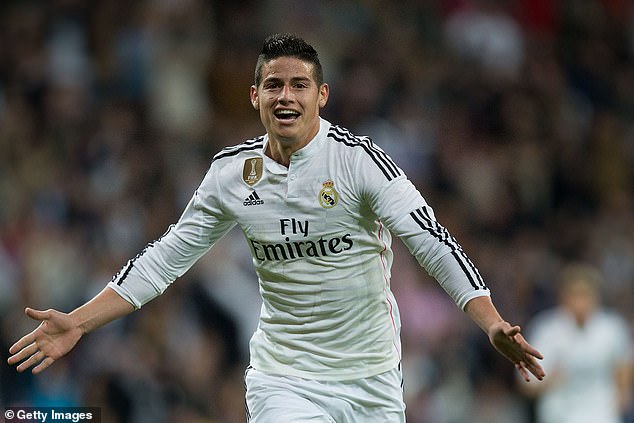 Rodriguez se pridružio Real Madridu za 62 milijuna funti nakon zapanjujućeg Svjetskog prvenstva 2014.