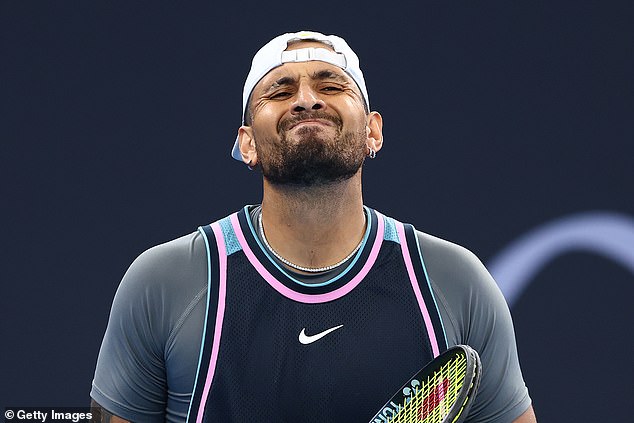 Kyrgios se vratio na ATP Tour prošli tjedan u Brisbaneu, ali je tvrdio da je pretrpio nategnuće abdomena prvog stupnja ranije danas