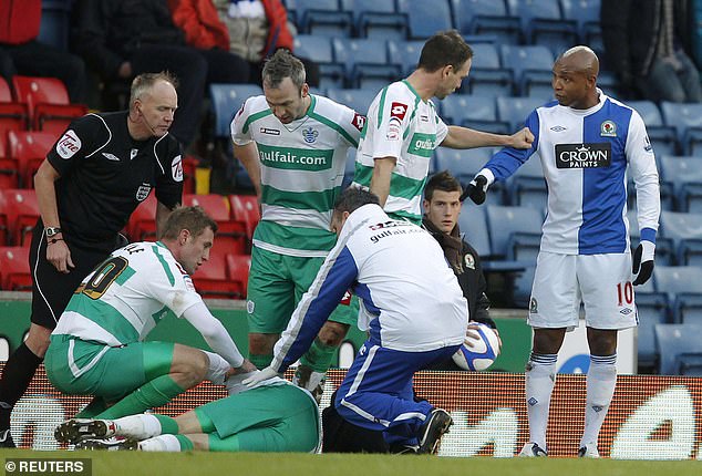 Diouf je navodno zlostavljao napadača QPR-a Jamieja Mackieja dok je ležao na zemlji nakon što je zadobio prijelom noge u utakmici FA kupa