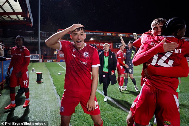 Accrington reached the third round of the FA Cup by beating Swindon Town on penalties