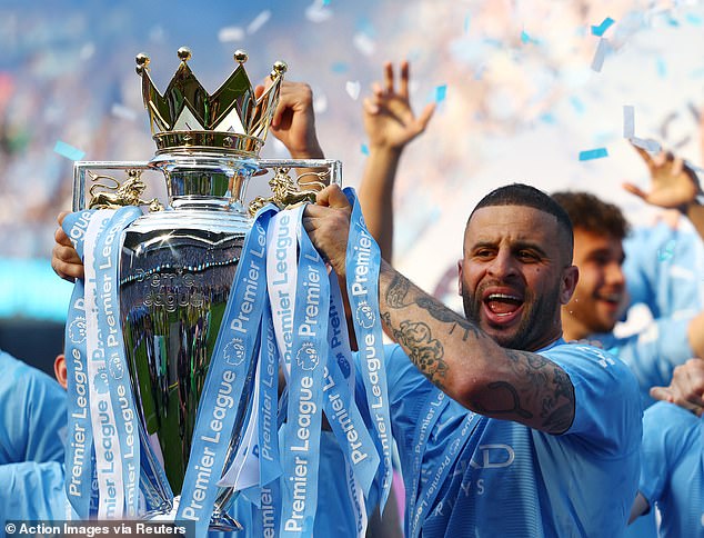 Walker je osvojio šest naslova Premier lige otkako se pridružio Manchester Cityju 2017. godine