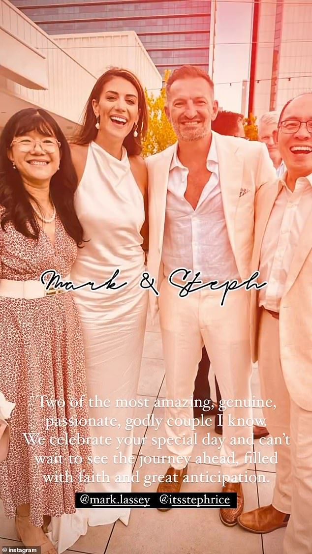 Prije samo nekoliko dana udala se za svog partnera Marka Lasseyja (na slici) nakon burne 10-mjesečne romanse