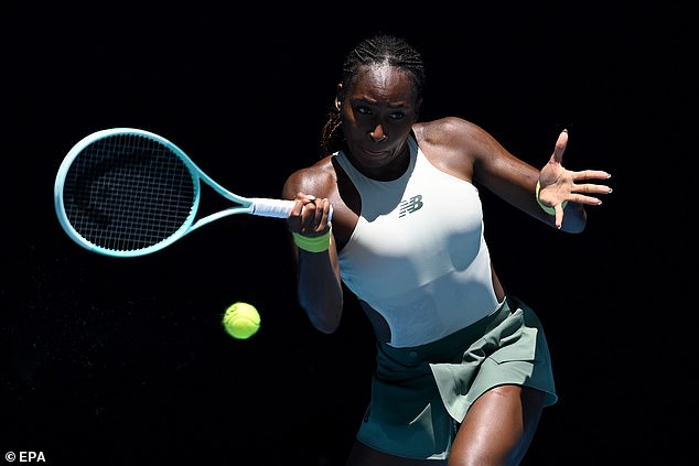 Gauff je stigla do pobjede 6-3 6-3 nad Sofijom Kenin u ponedjeljak po australskom vremenu