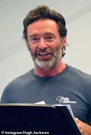 Zvijezda Deadpoola i Wolverinea (56) u utorak je na Instagramu podijelila niz fotografija i isječaka koji prikazuju glumca duboko u probi