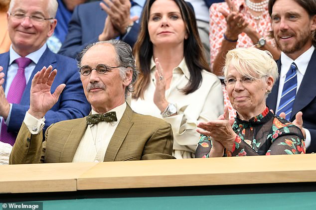 I Rylance i Van Kampen snimljeni su kako prisustvuju osmom danu Wimbledonskog teniskog prvenstva prošle godine