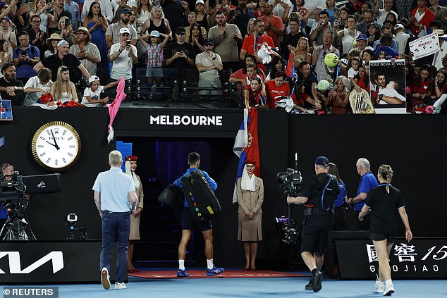 Nakon izlaska iz Rod Laver Arene stigao je na svoju press konferenciju s dobro pripremljenom izjavom. Rekao je novinarima da su Jonesovi komentari bili 'uvredljivi i uvredljivi'