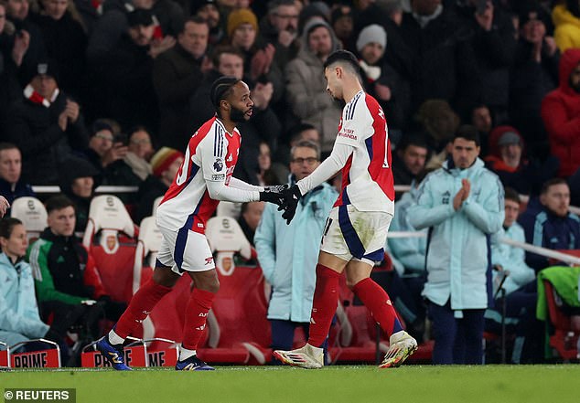Raheem Sterling bio je izbor Arsenalove napadačke opcije na klupi protiv momčadi Unaija Emeryja