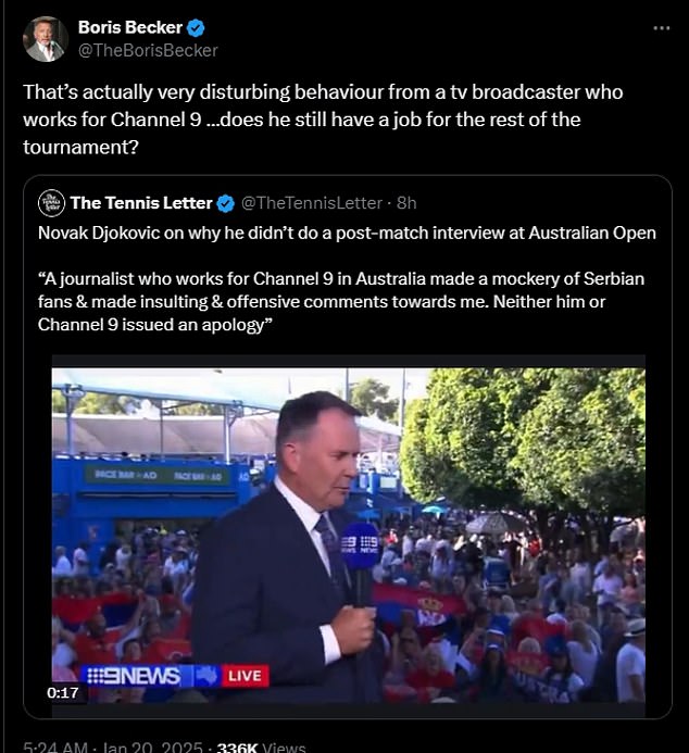 Teniska legenda Boris Becker nije se suzdržao u svojim kritikama na račun Jonesa (na slici), postavljajući pitanje treba li devet zvijezda i dalje raditi na turniru
