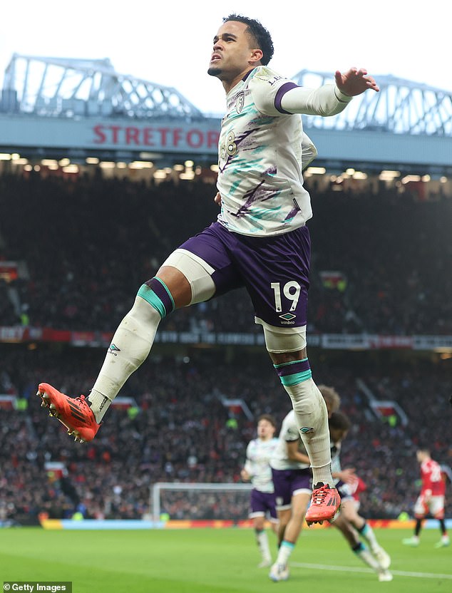 Kluivert scored another penalty at Old Trafford in December as Bournemouth won 3-0 three for the second season in a row