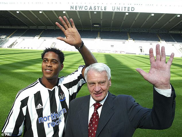 Father Patrick spent a season in Newcastle, signed by Sir Bobby Robson in 2004